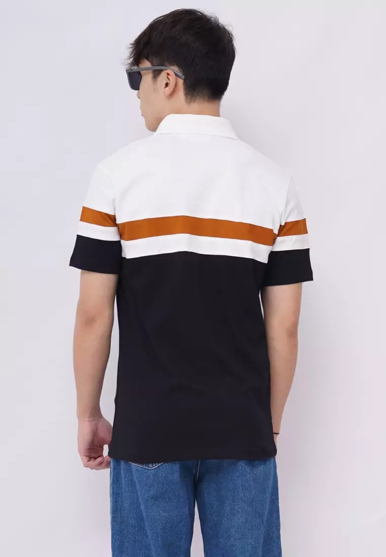 Ryusei Polo Shirt Natsuma CMB Black