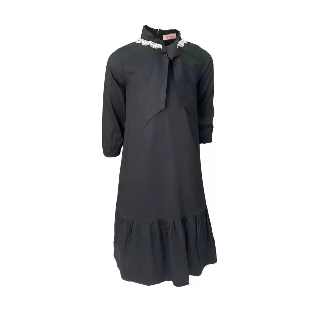 Pingu Gamis Anak Perempuan Polos Hitam 94301230