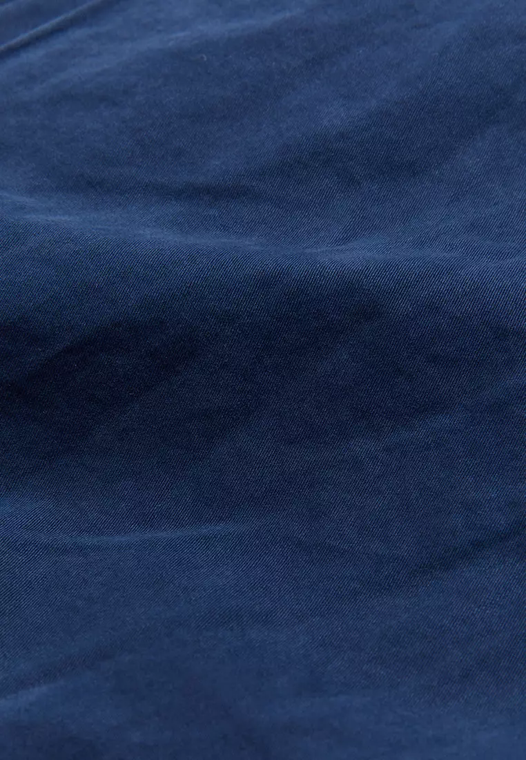 Cotton Rich High Waisted Chino Shorts