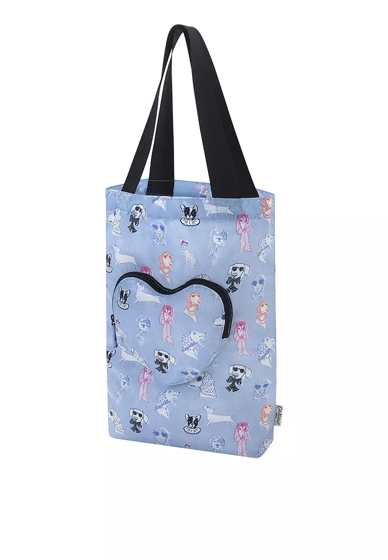 Glamorous Dogs Foldaway Heart Tote