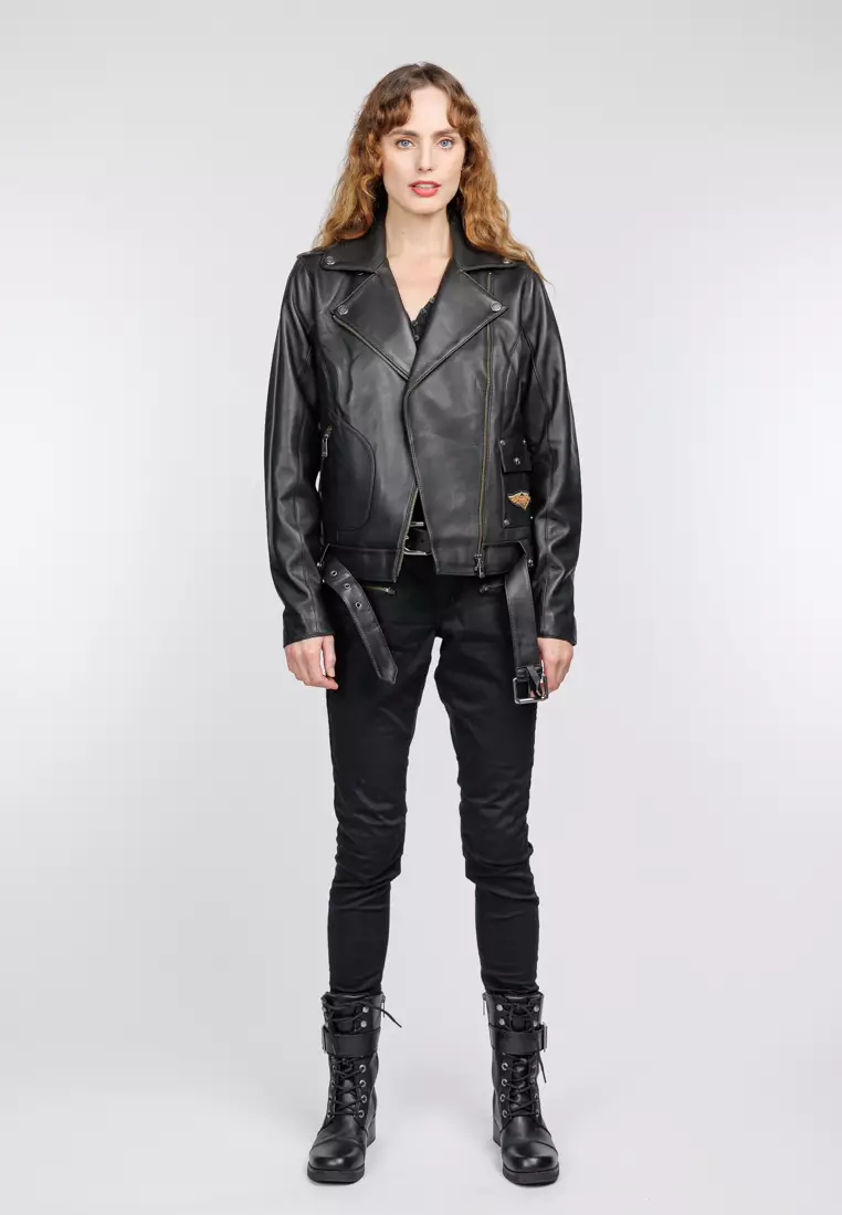 Harley-Davidson 120th Anniversary D-Pocket Biker Leather Jacket