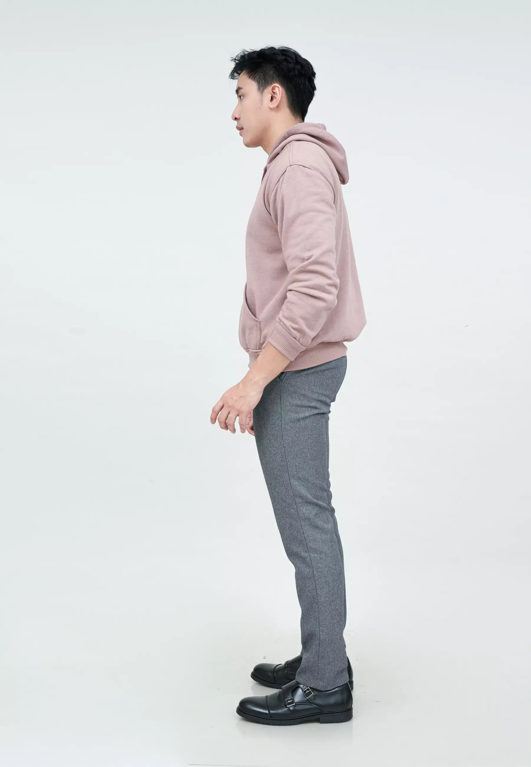 Houseofcuff Jaket Jumper Hoodie Sweater Kata Warna Merah Muda