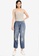 ONLY blue High Waist Carrot Ankle Des Mae Jeans 9959AAA05439FFGS_4
