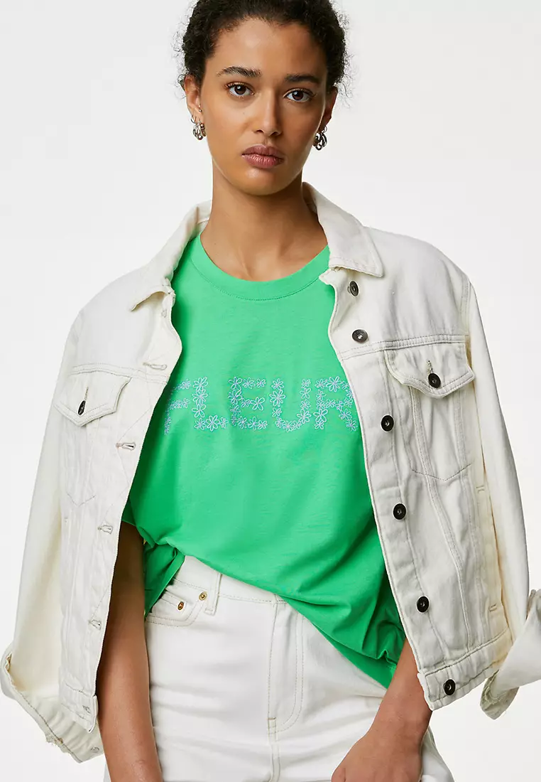 Pure Cotton Printed T-Shirt