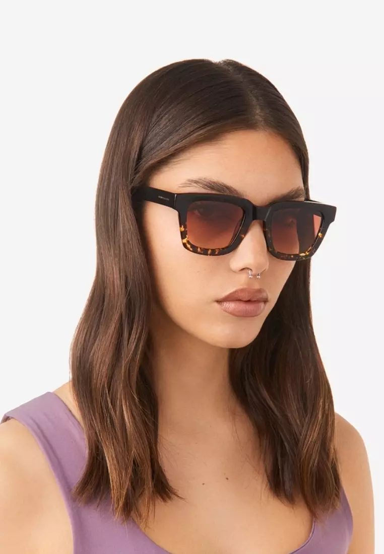 One Uptown - Havana Dark Sunglasses for Men and Women, Unisex. Official Product designed in Spain