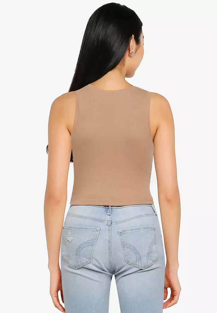 Hollister high neck tank 2025