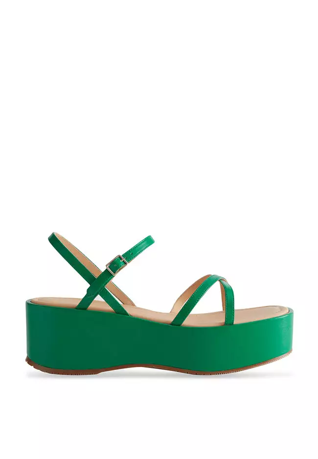 Discount on & Other Stories  shoes - SKU: Strappy Flatform Leather Sandals