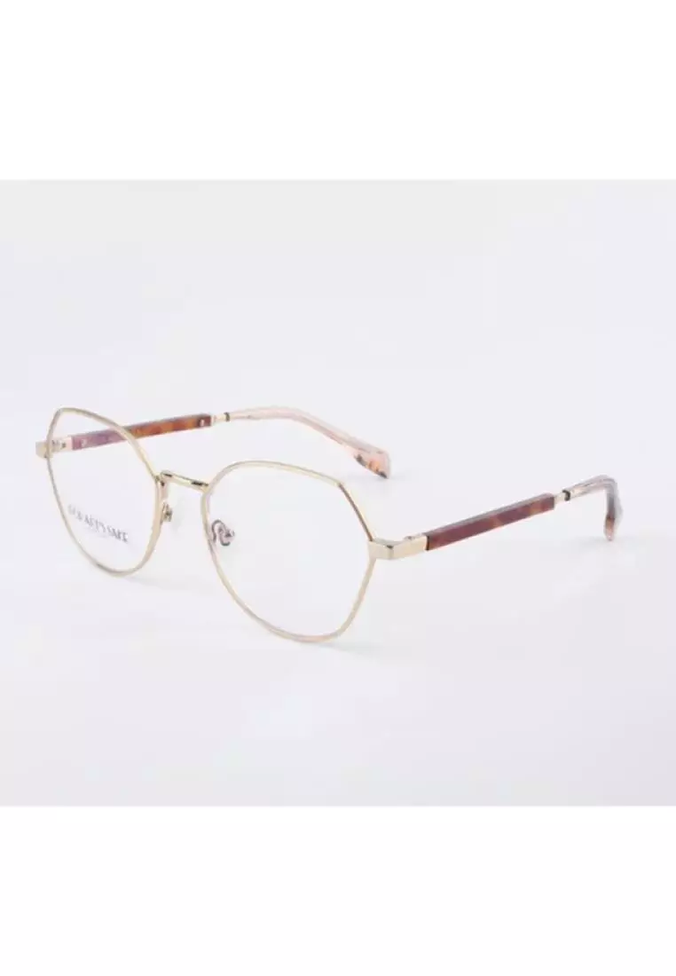 Orchard (OP722-Gold) Luxury Anti-Radiation/Computer Eyeglasses from London for Women OP722 Gold