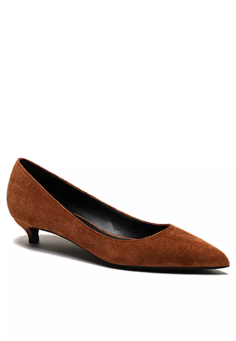 3CM Uniform Pointed High Heel Shoes HZL132