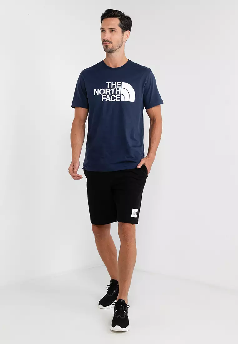 The north face logo online shorts