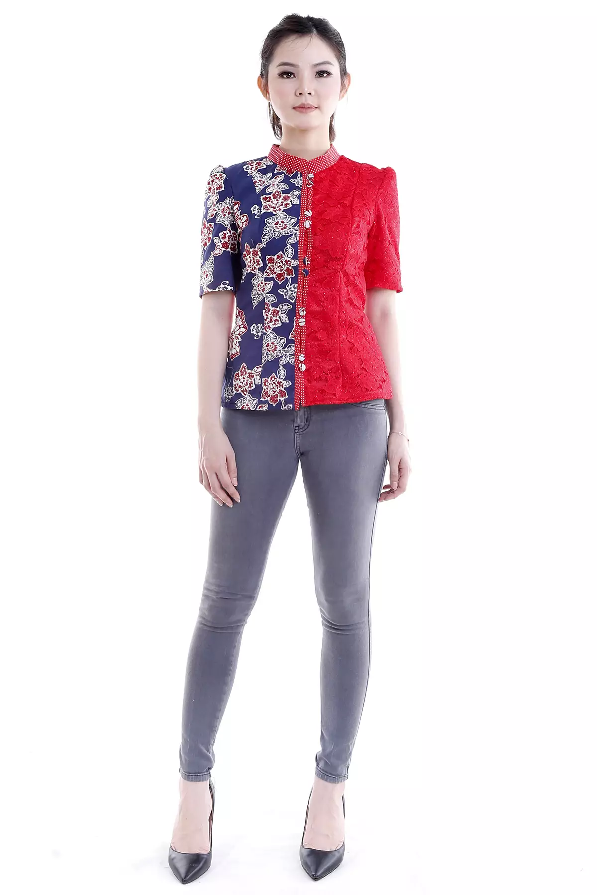 Bimala Kupu Ayu Blouse Batik