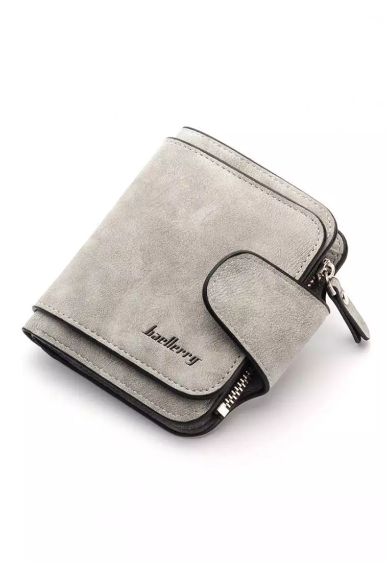 Women's Classic Fashion Short Large Capacity Standard Triple Fold Wallet  Multi-Function card Clip Coin Wallet