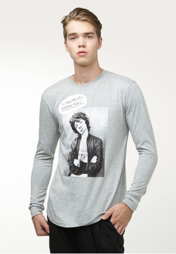 Mick Jagger Grey T-shirt