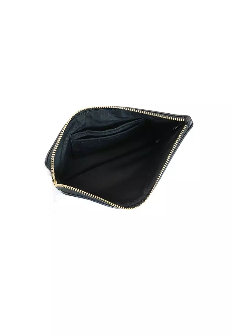 Coach Zip Leather Wallet  (6648) - IM/ Brown /Black