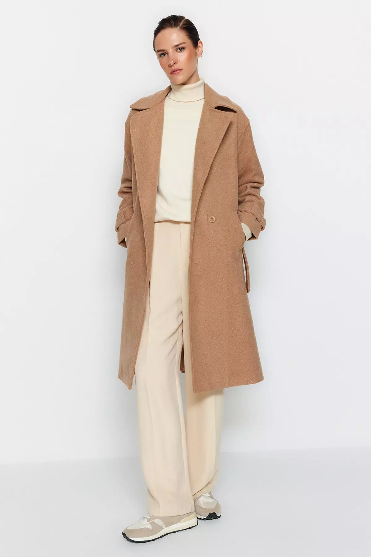 Belted Longline Coat
