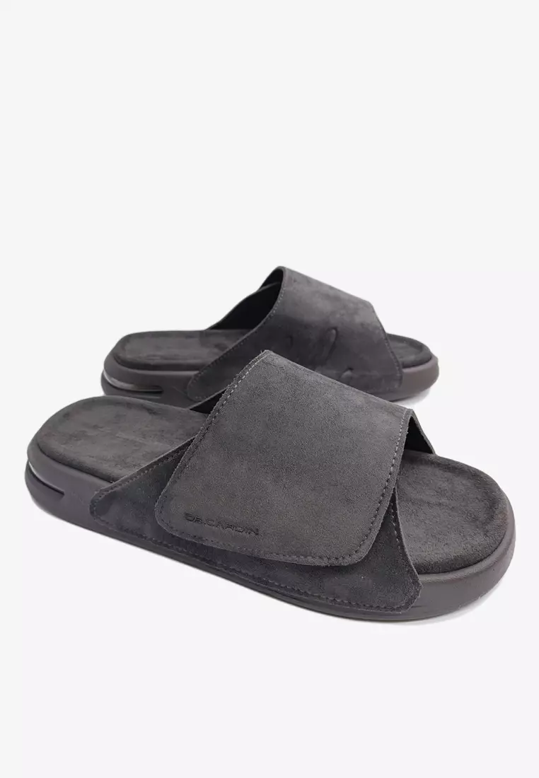 Dr Cardin Men Cove Air Suede Comfort Sandals with Adjustable Strap D-RLZ-8233
