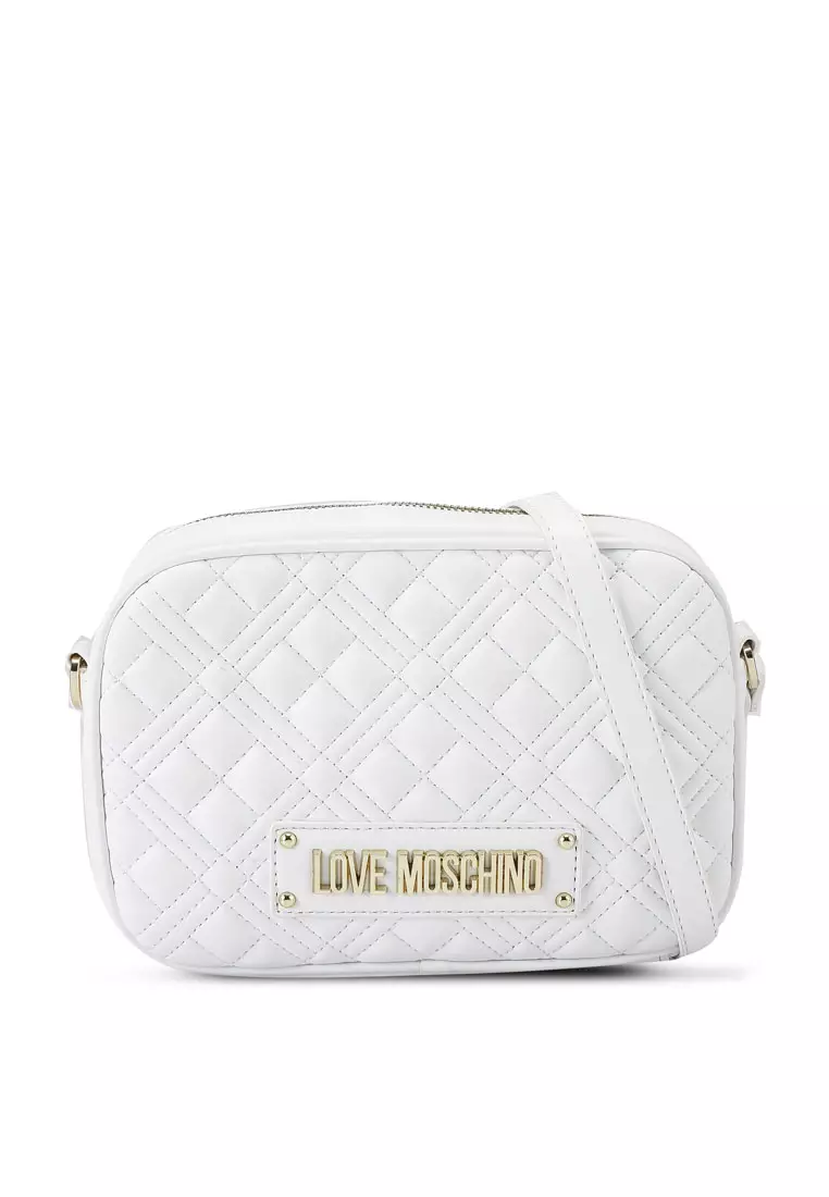 Buy Love Moschino Diamond Quilted Camera Crossbody Bag 2023 Online