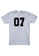 MRL Prints grey Number Shirt 07 T-Shirt Customized Jersey 50F1FAAC93F7EBGS_1