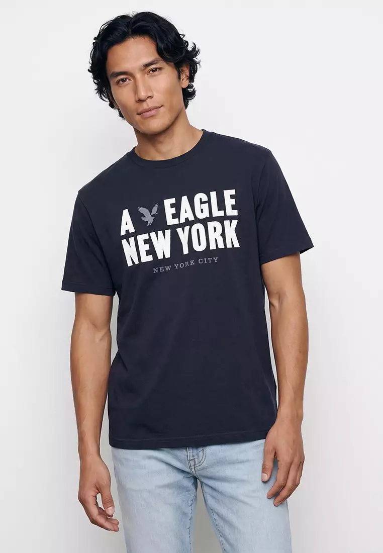 Buy American Eagle Standard Fit Tee 2026 Online | ZALORA
