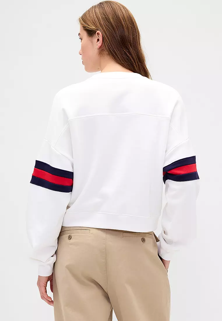 Logo Wedge Pullover Sweatshirt