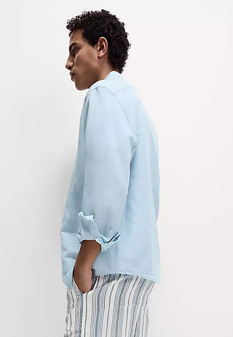Cotton Linen Blend Shirt