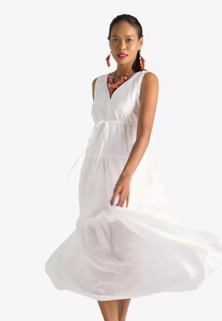 New Linen New Horizon Maxi Cotton Dress