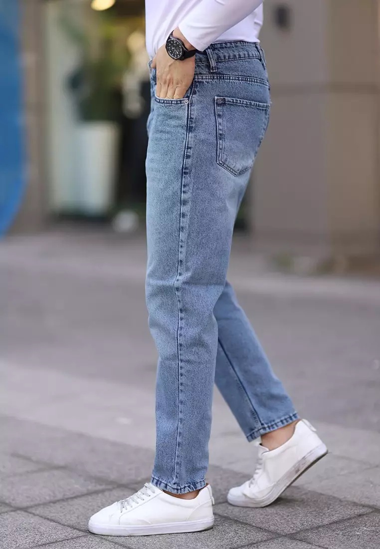 Light Blue Boyfriend Jeans TMNAW25JE00020