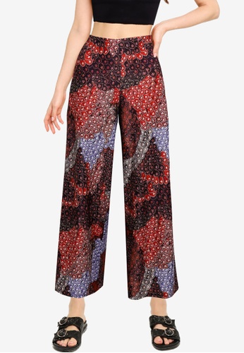 Desigual red and multi Oder Pants 74340AACC9543DGS_1