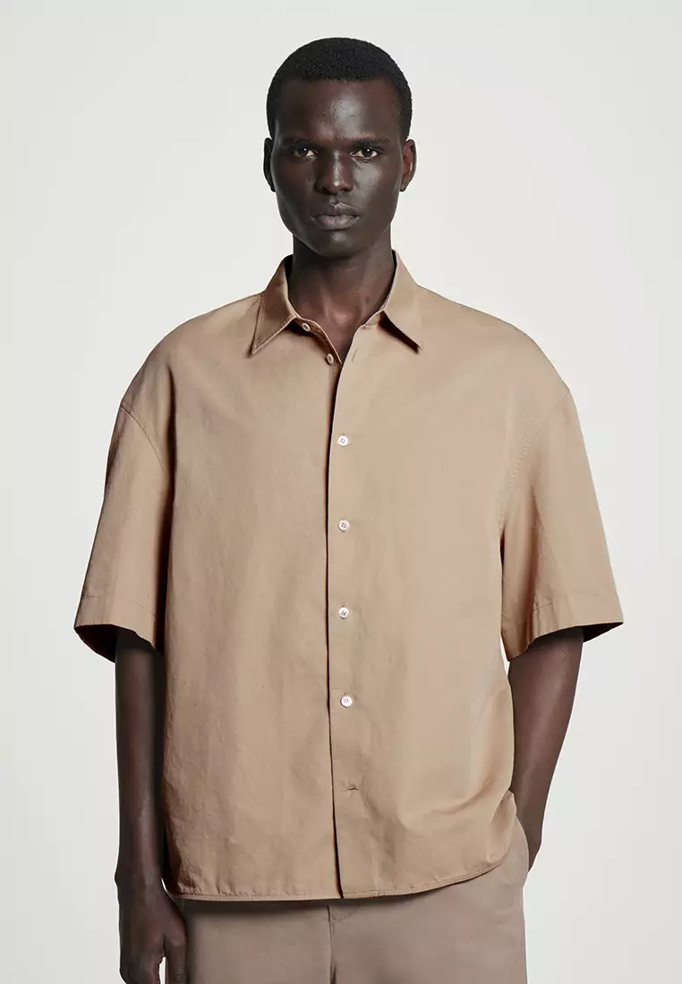 Buy COS Oversized Short-Sleeved Shirt 2025 Online ZALORA Philippines