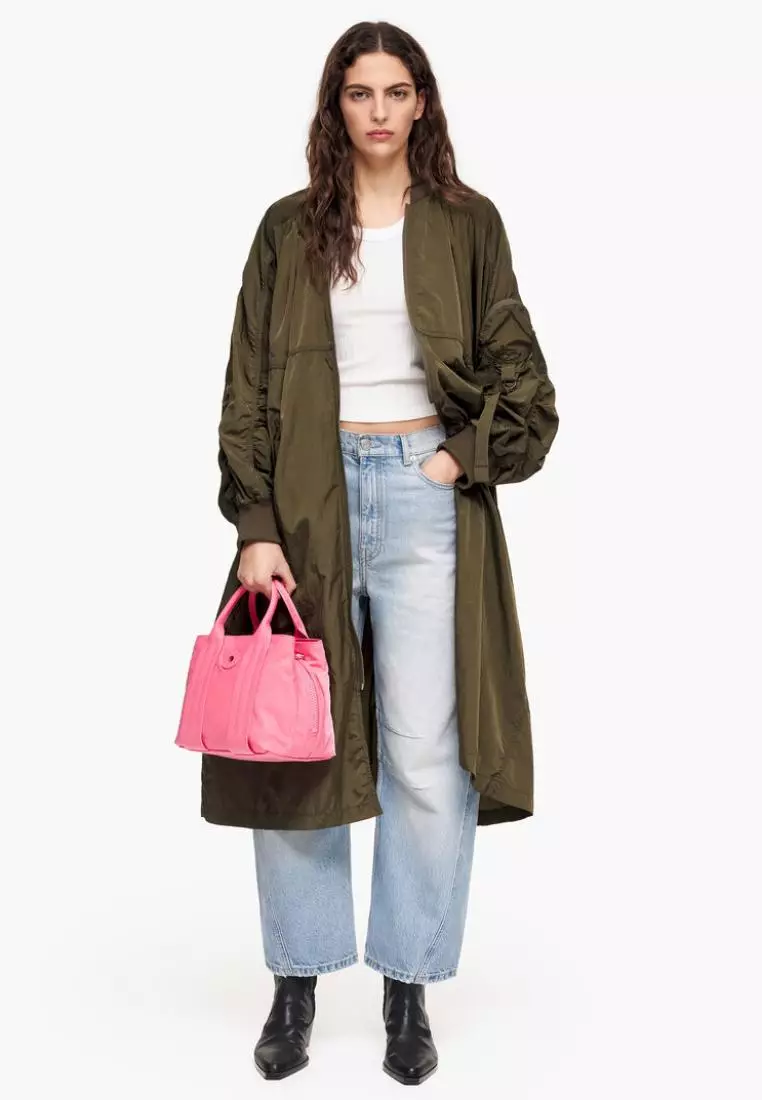 Bimba Y Lola S Pink Nylon Tote Bag