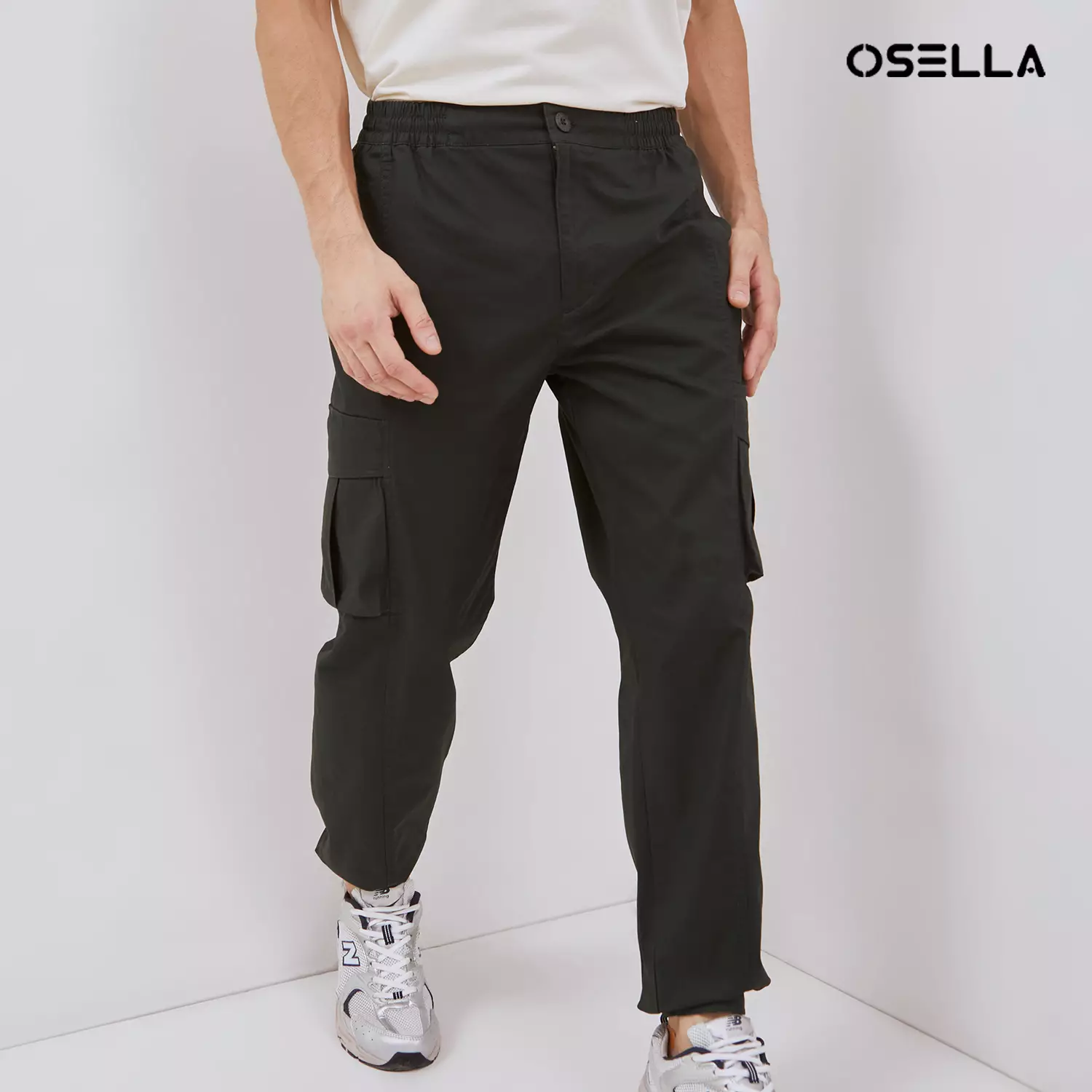 [NEW] Osella Travis Long Cargo Jogger Pants In Dark Green 2087400654 | Celana Jogger Panjang Pria