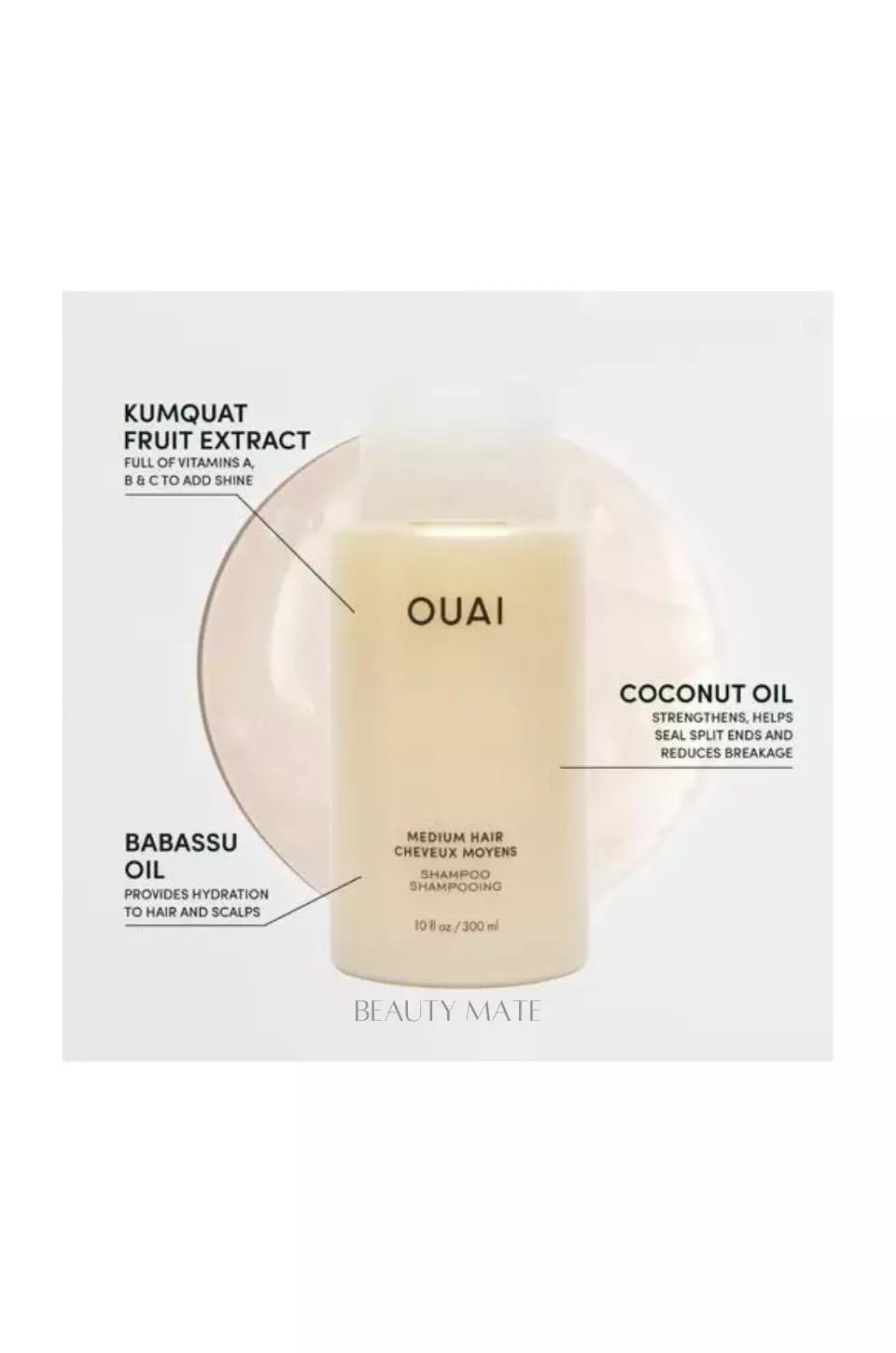 Medium Hair Shampoo 10 Oz