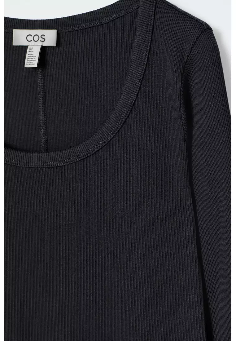 strapless open back dress Rib Tank Dress