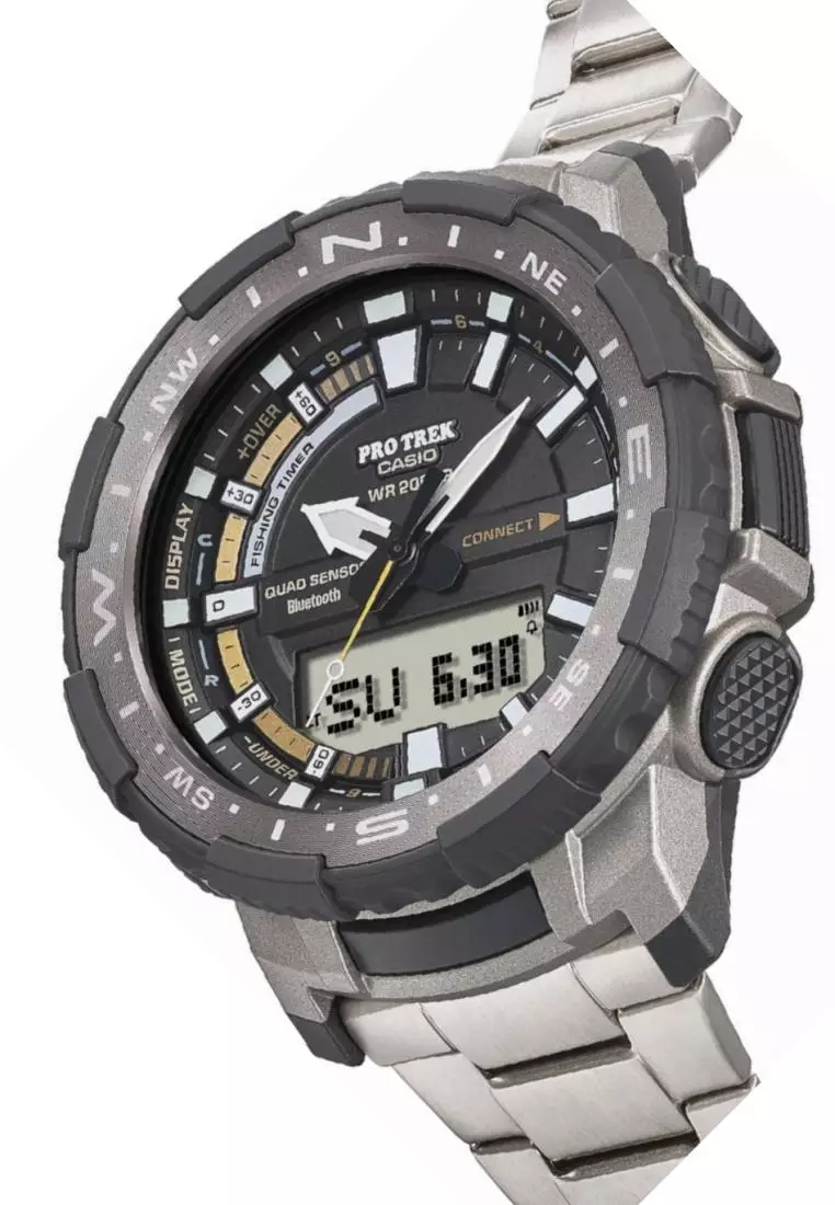 Pro Trek Bluetooth Digital Analog Smart Watch PRT-B70T-7DR