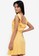 ZALORA BASICS yellow Ruffle Detail Mini Dress 4EBACAAFB10FE7GS_2