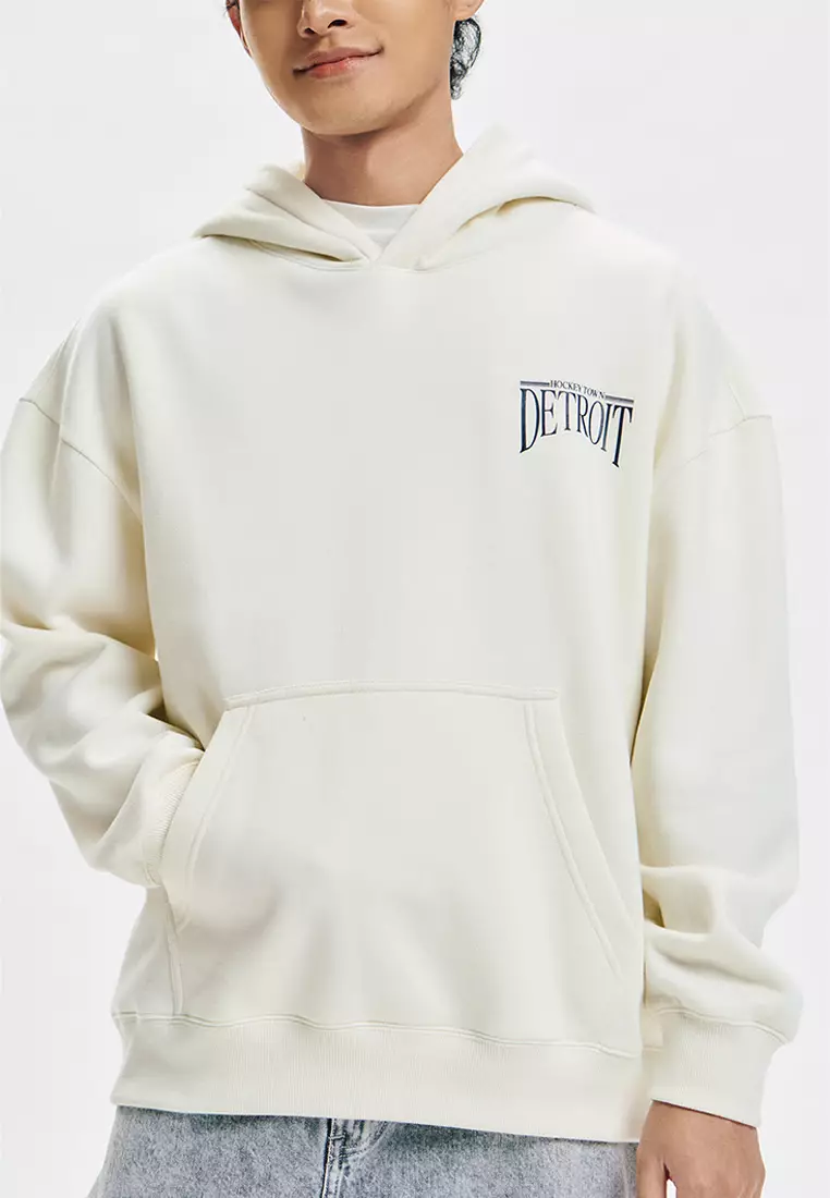 Detroit Relaxed Pullover Hoodie