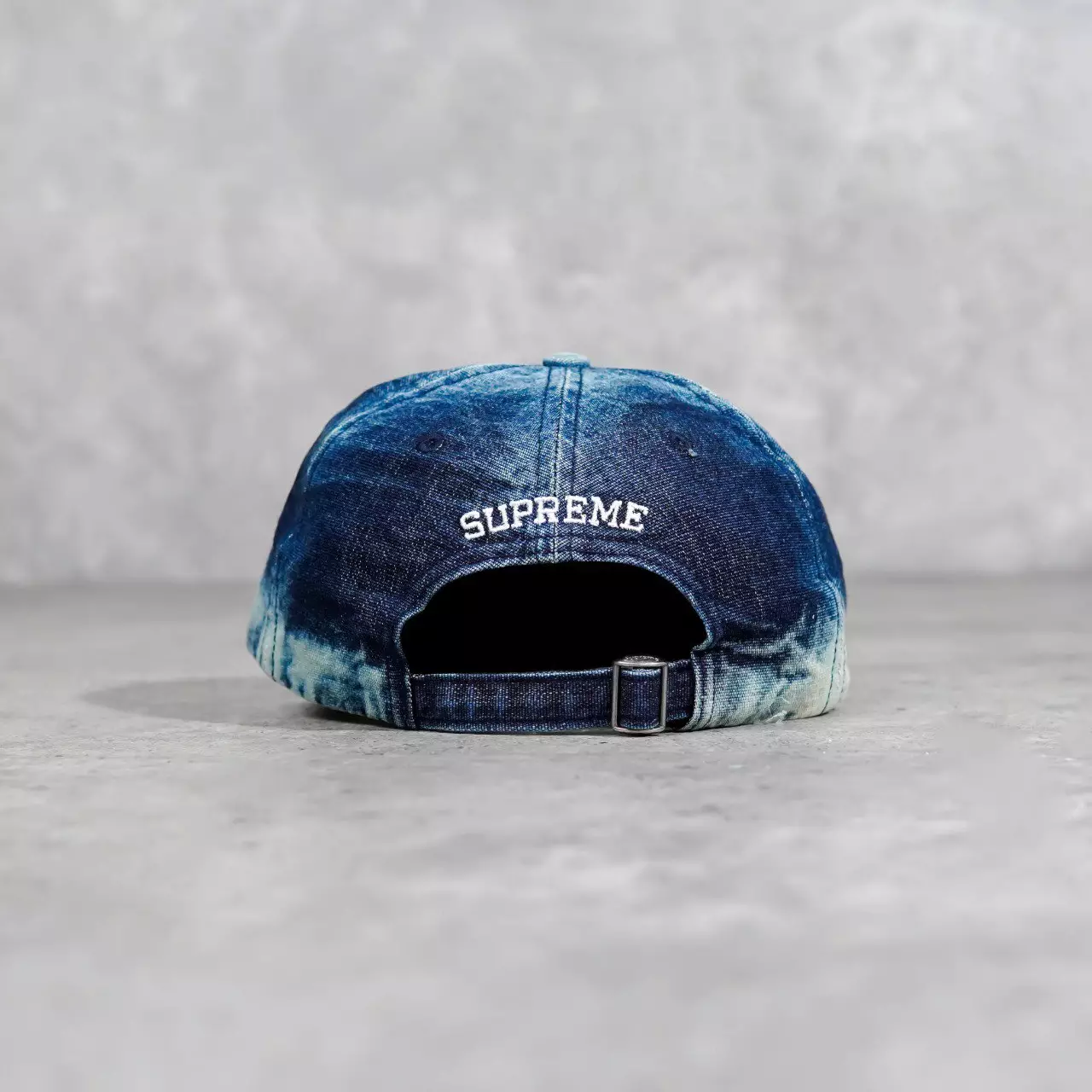 Topi SUPREME CORDURA S LOGO 6-PANEL DENIM GREEN BLUE CAP 100% ORIGINAL
