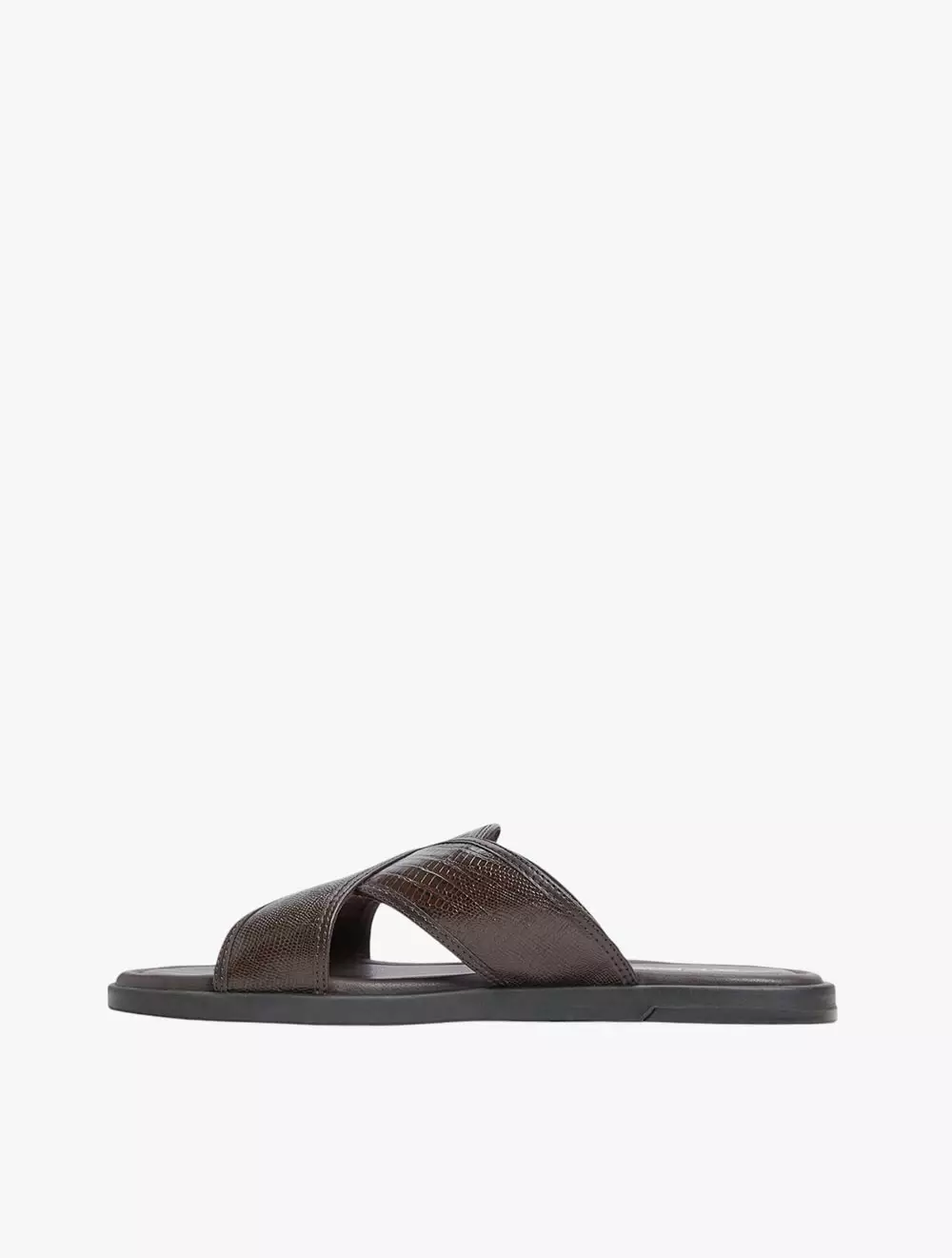 Aldo Olino Flat Sandals - Dark Brown