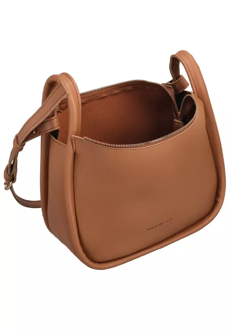 Mayonette Ciel Sling Bag - Tas Selempang Wanita Korean Style Fashion Wanita Terbaru 2021 - Brown