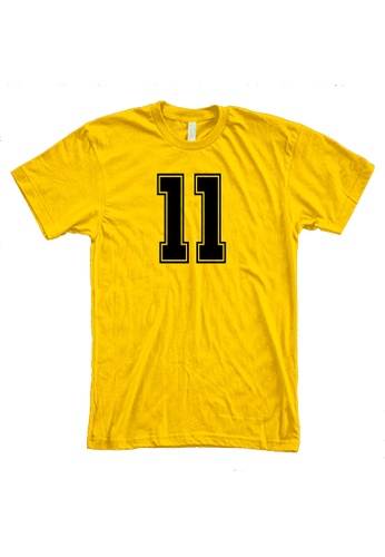MRL Prints yellow Number Shirt 11 T-Shirt Customized Jersey EDF07AAA1DB711GS_1