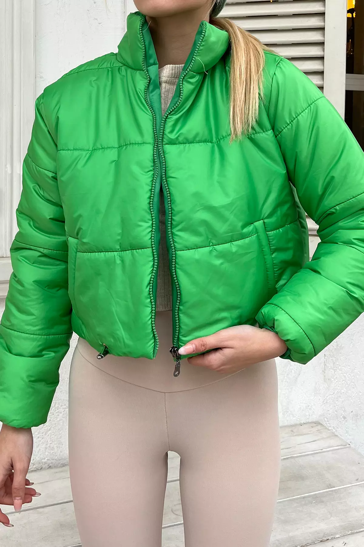 Puffer Cropped Jacket