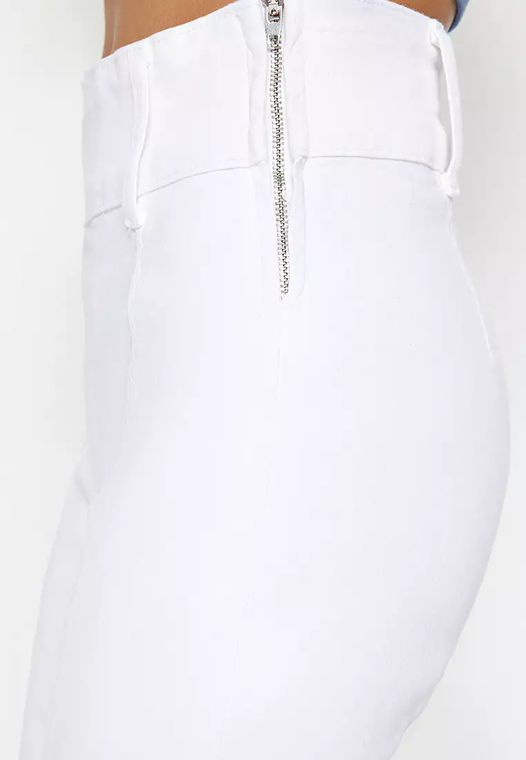 Buy Trendyol High Waist Flare Pants 2024 Online ZALORA Singapore