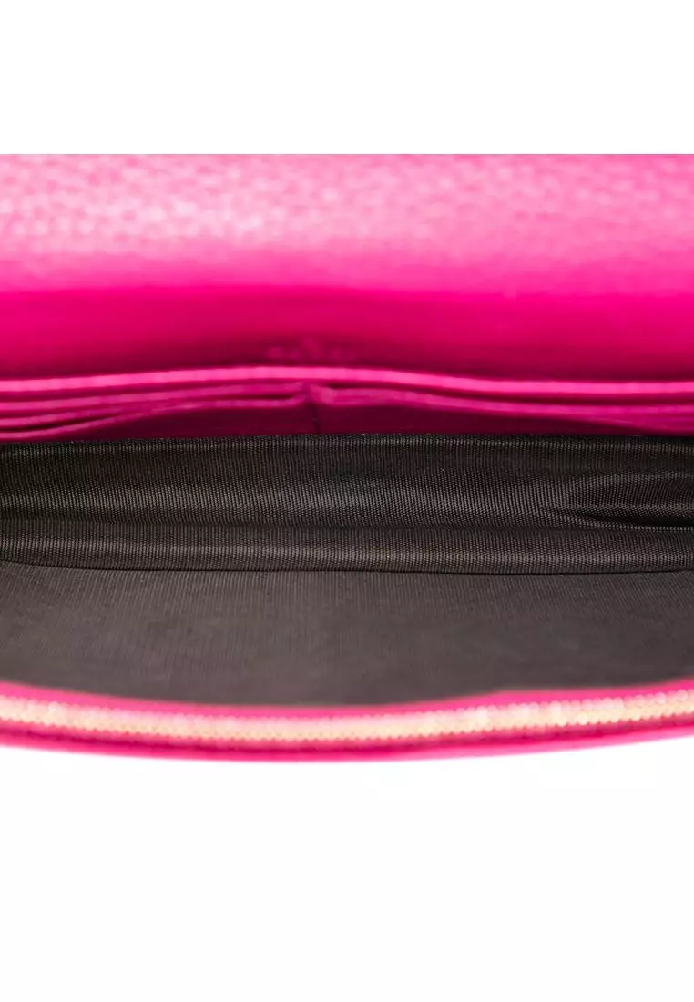 Pre-Loved Gucci Pebbled Calfskin Soho Wallet On Chain