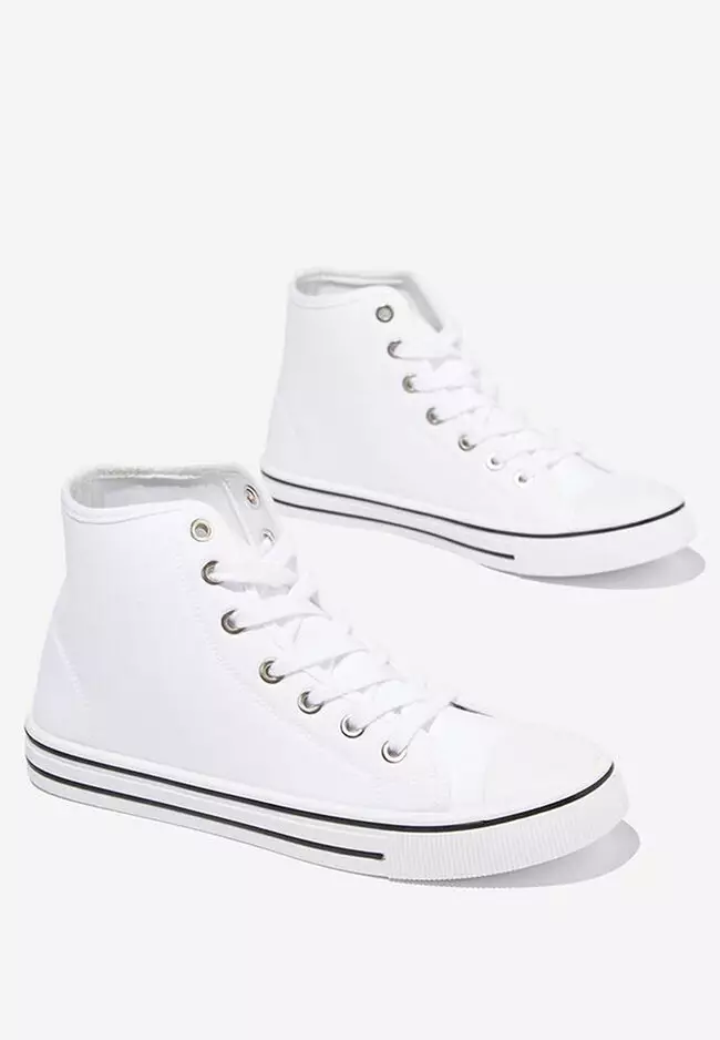 Girls black clearance high top sneakers