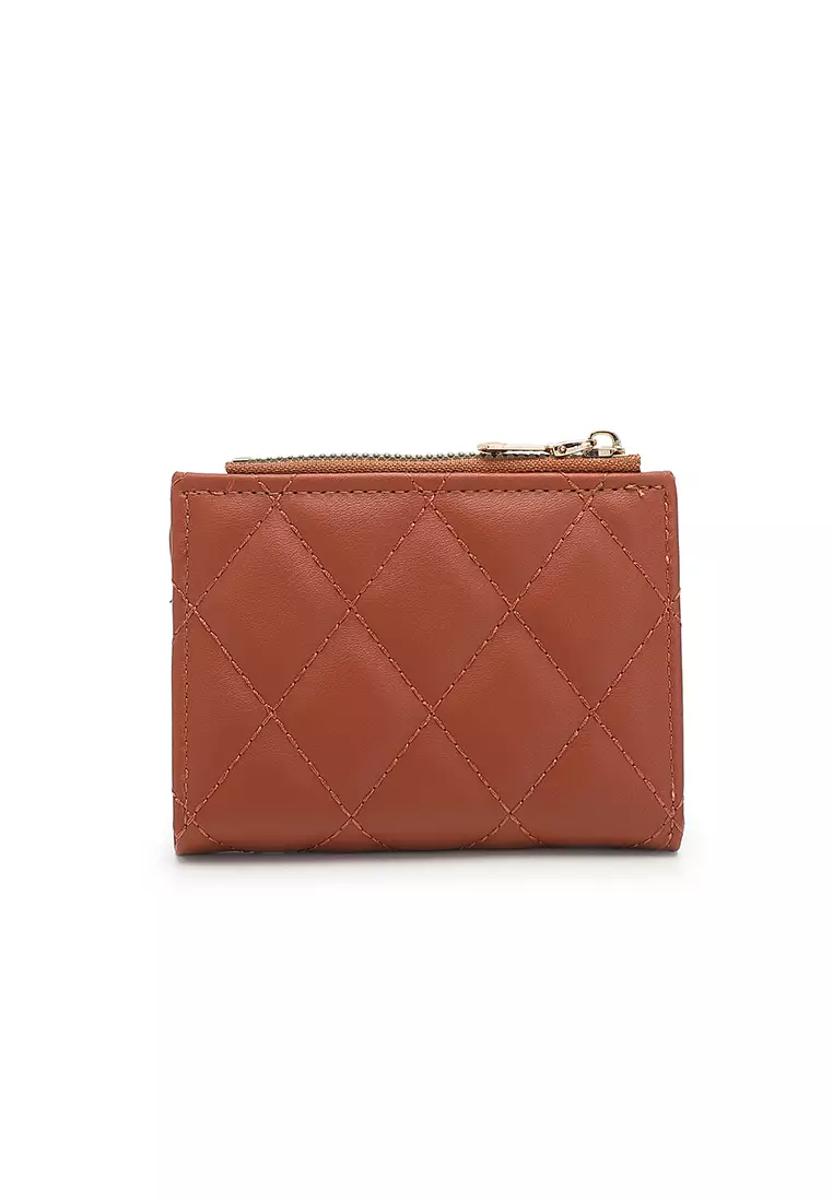 Women's Short Wallet / Purse - Brown