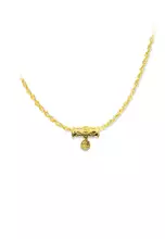 916/22K Gold - Gold Plated SILVER Chain