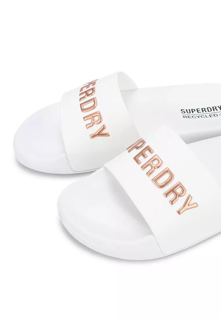 Superdry sliders rose on sale gold