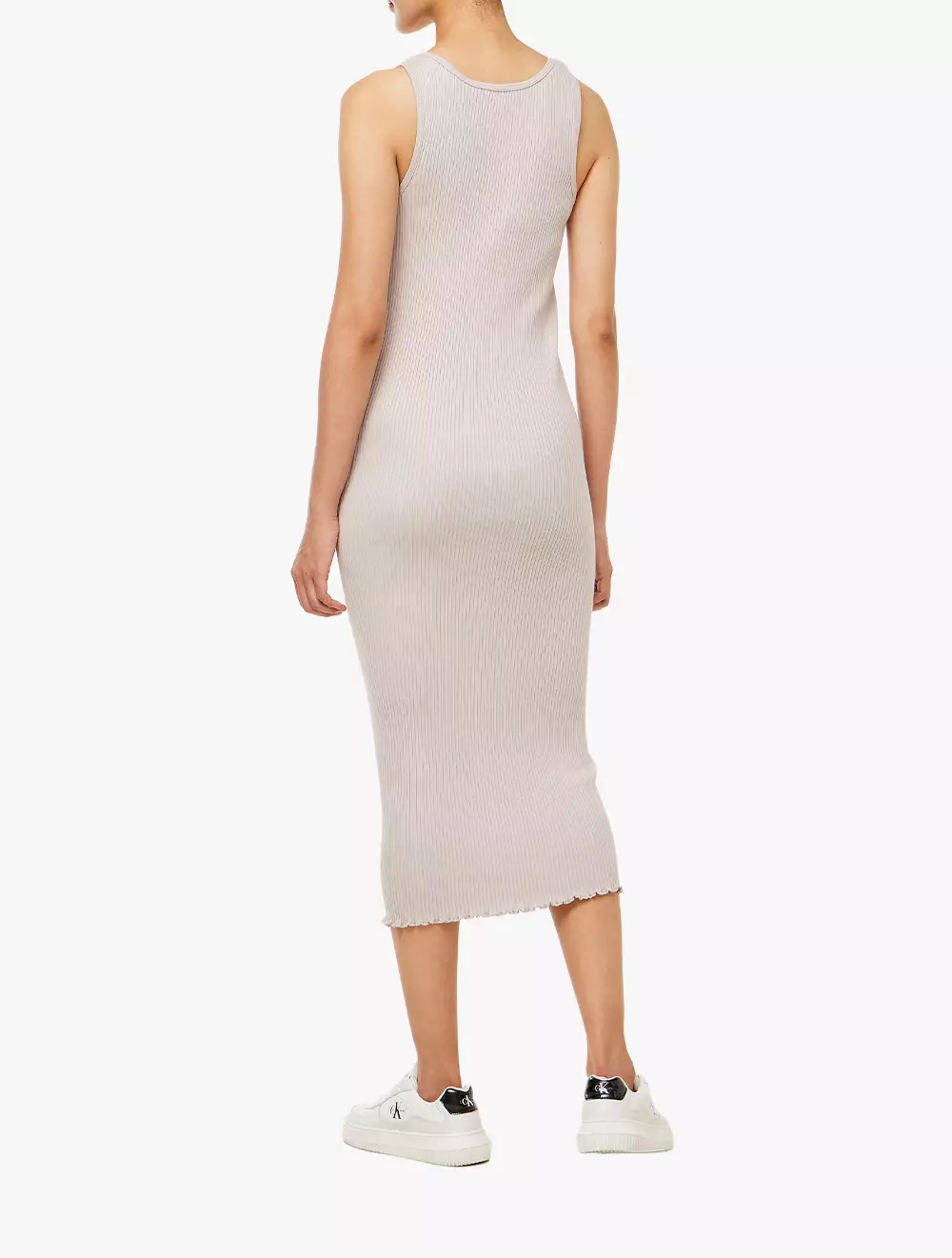 Calvin Klein - Women's Hero Sleeveless Tubular Lip Slip Dress - Pink - pink