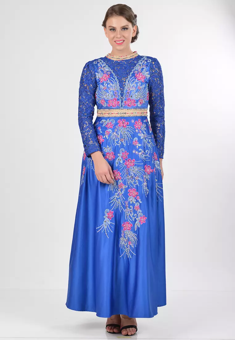 Bibiq Gamis Brokat Satin