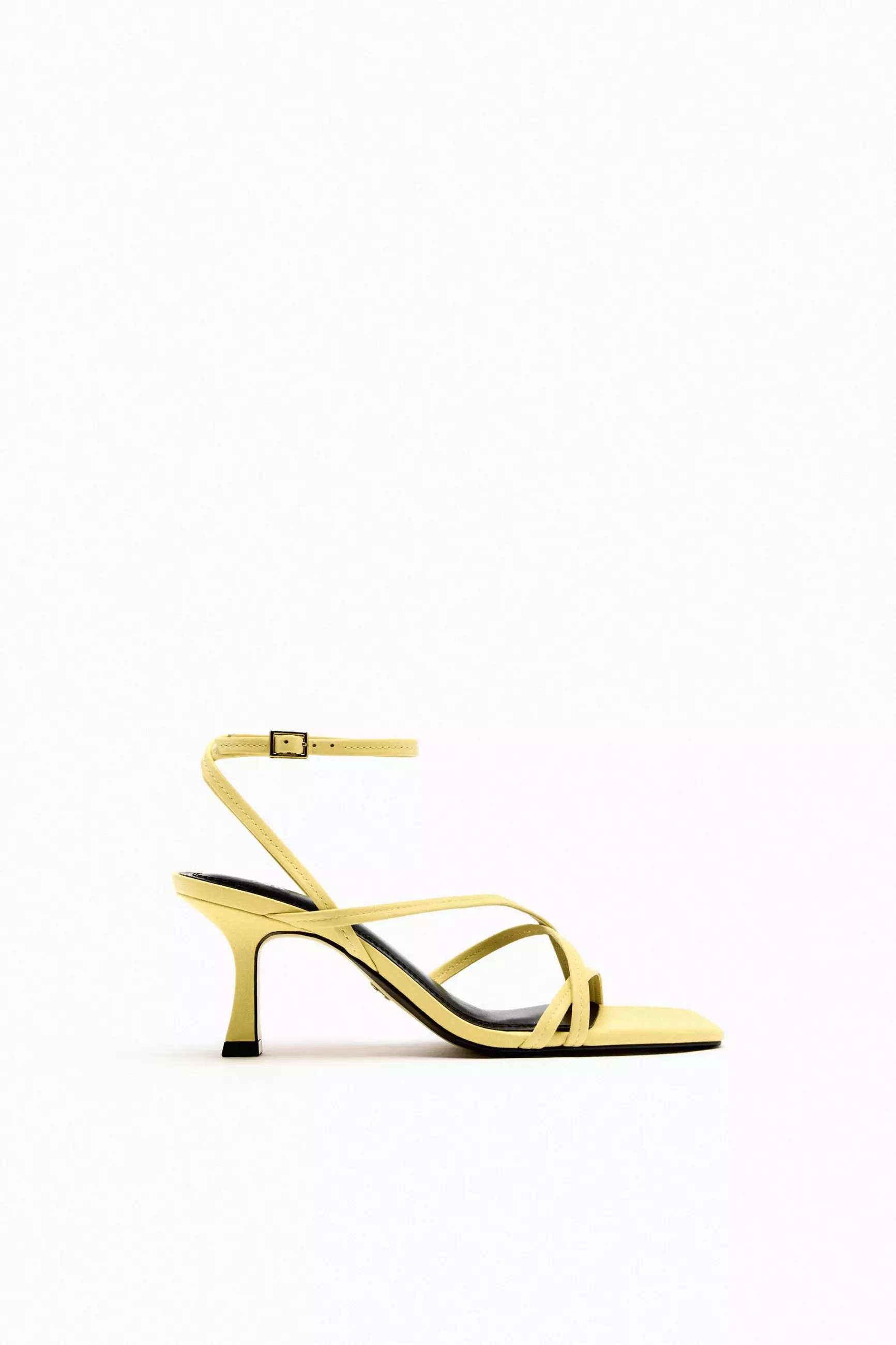 ZARA Strappy High-Heel Leather Sandals 2025 Buy ZARA Online